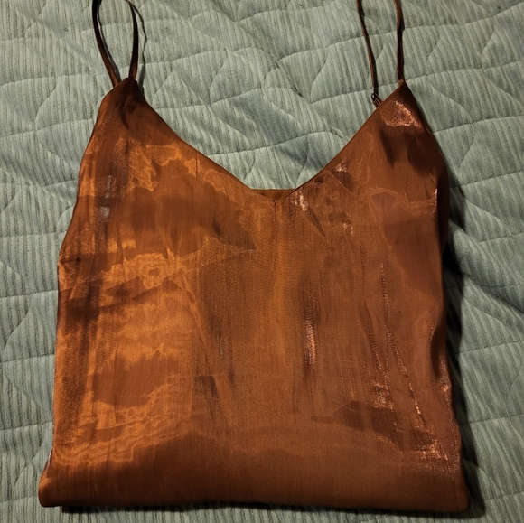 Super Cute Irredecent Bronze Blouse - Picture 4 of 4